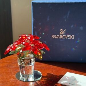 Swarovski Crystal Christmas poinsettias large 1139997